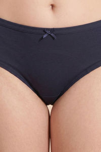 Lavos Medium Rise Full Coverage Hipster Period Panty (Pack of 2) - Black Navy — thumbnail 9